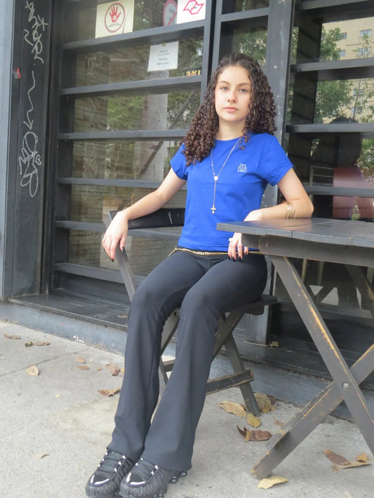 BABY TEE AZUL
