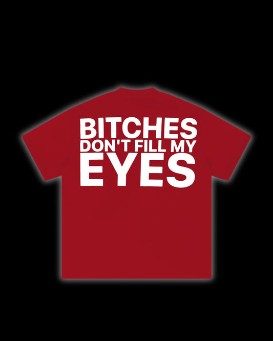 NO MORE TEARS VERMELHO COM BRANCO