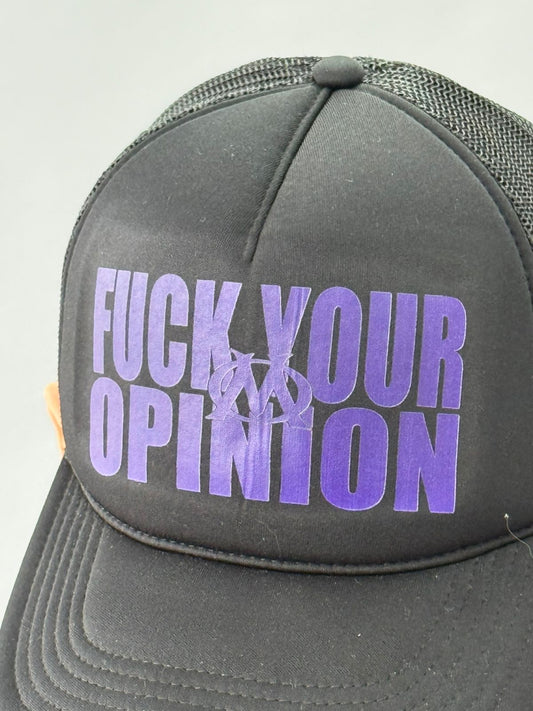 BONÉ MUNDO TRUCKER PRETO COM ROXO