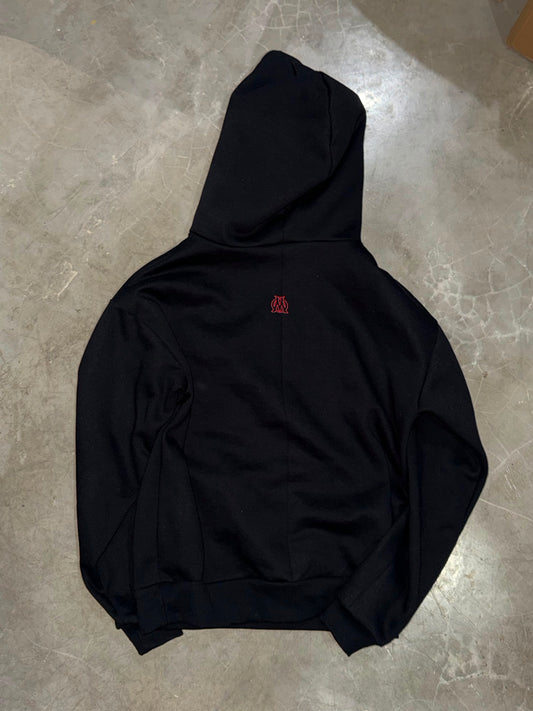 MOLETOM NFDG PRETO COM VERMELHO