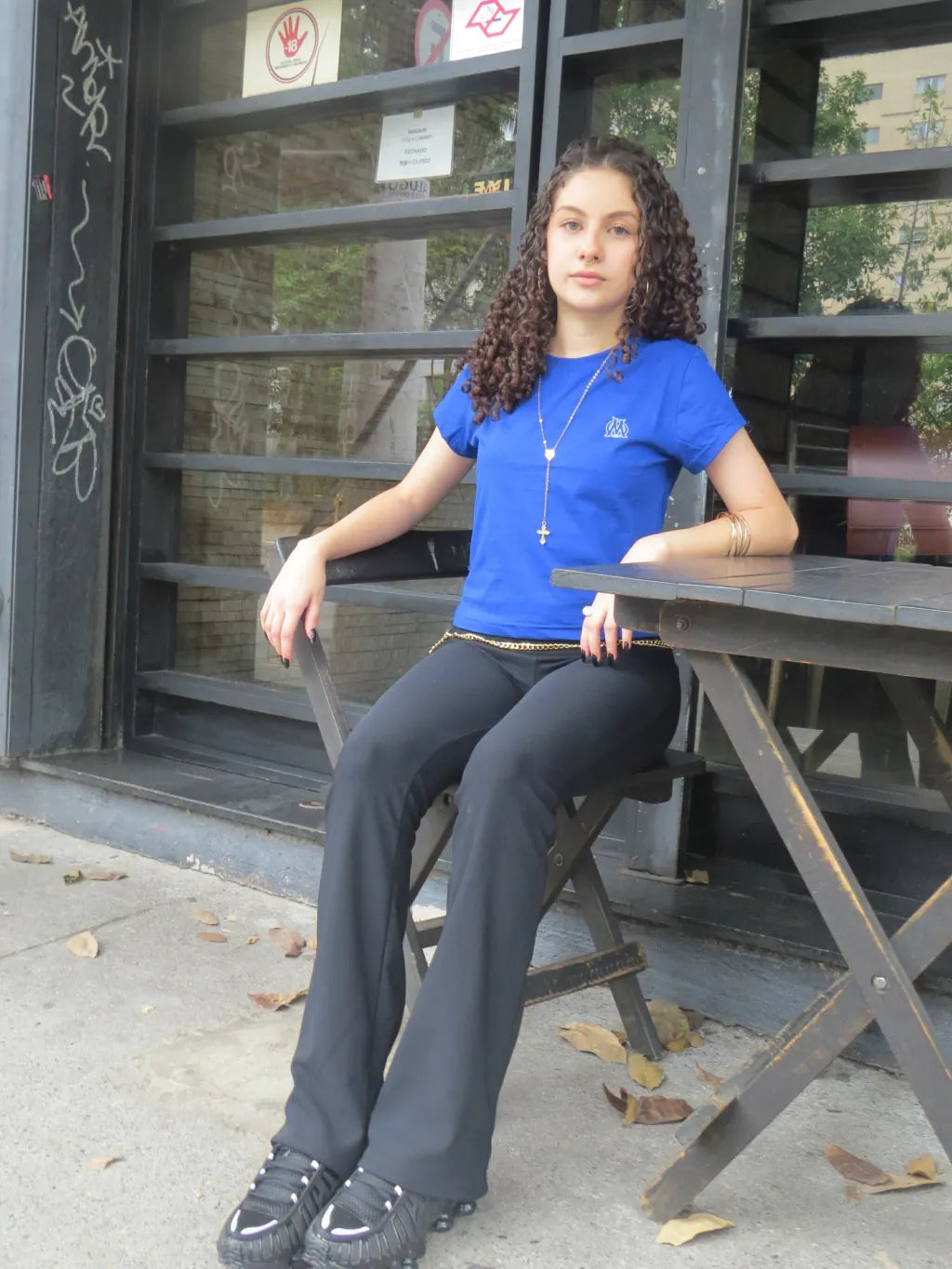 BABY TEE AZUL