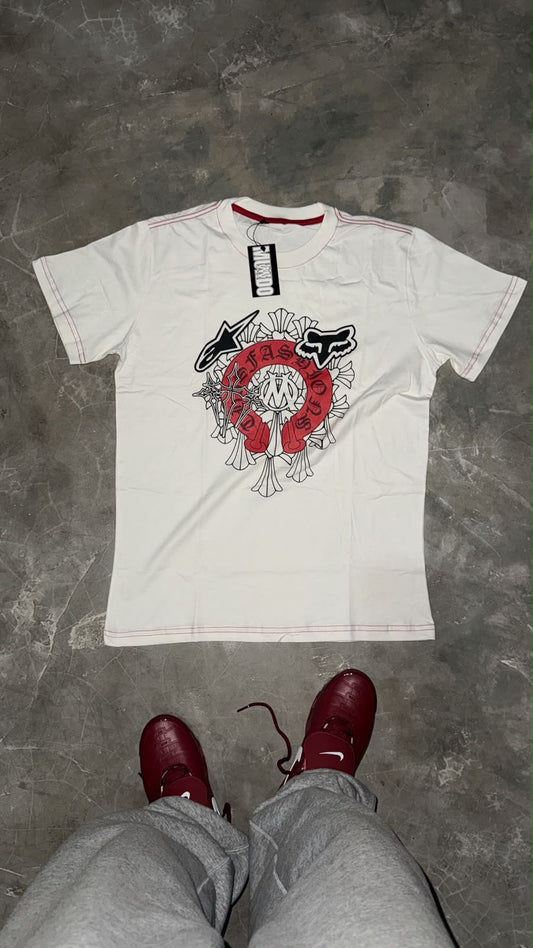 WORLD CHROME BRANCO COM VERMELHO