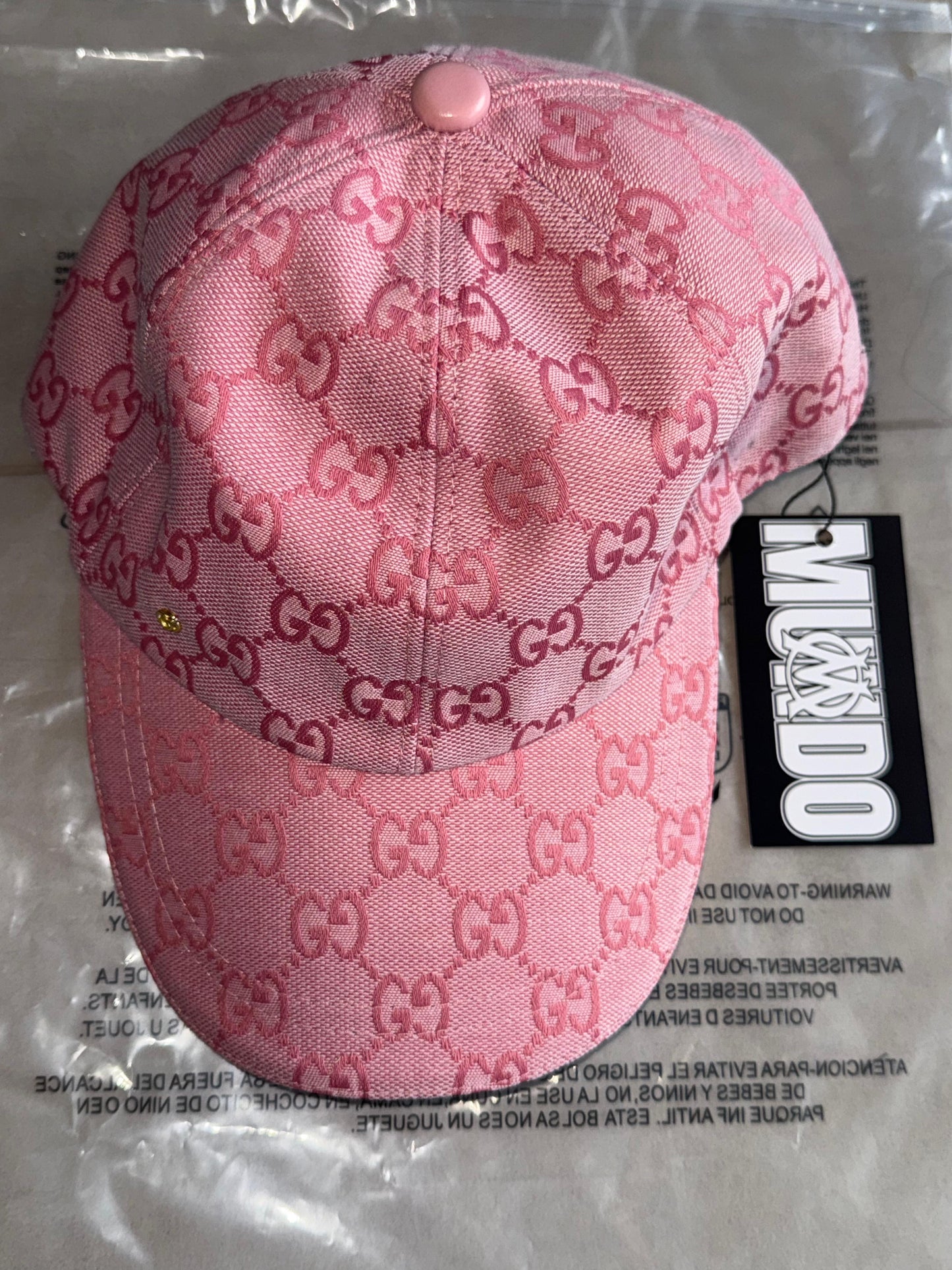 BONÉ GUCCI ROSA M