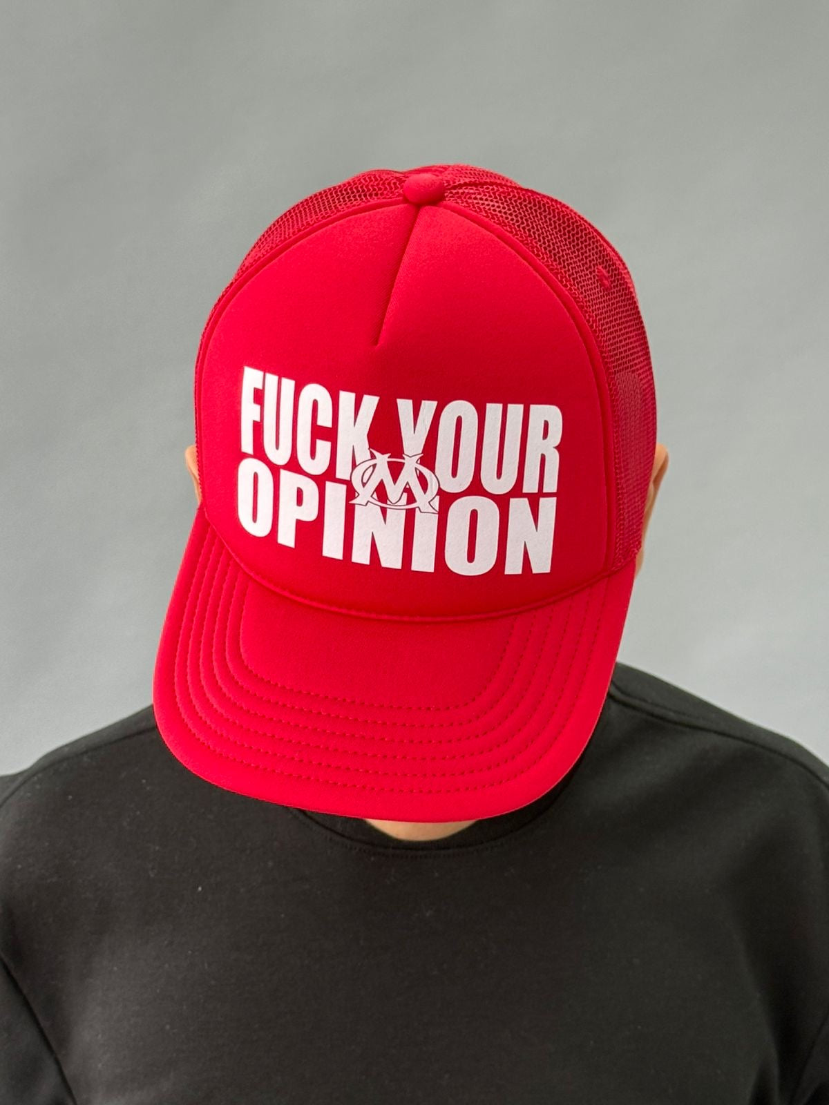 BONÉ MUNDO TRUCKER VERMELHO
