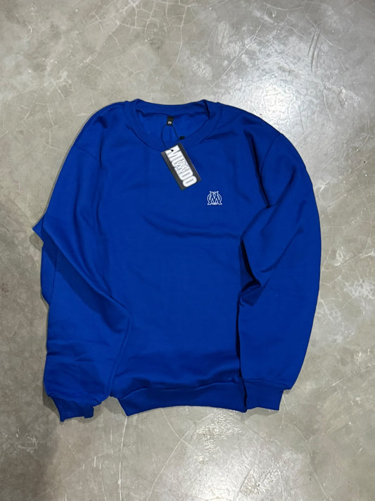 MOLETOM CARECA BASIC M AZUL