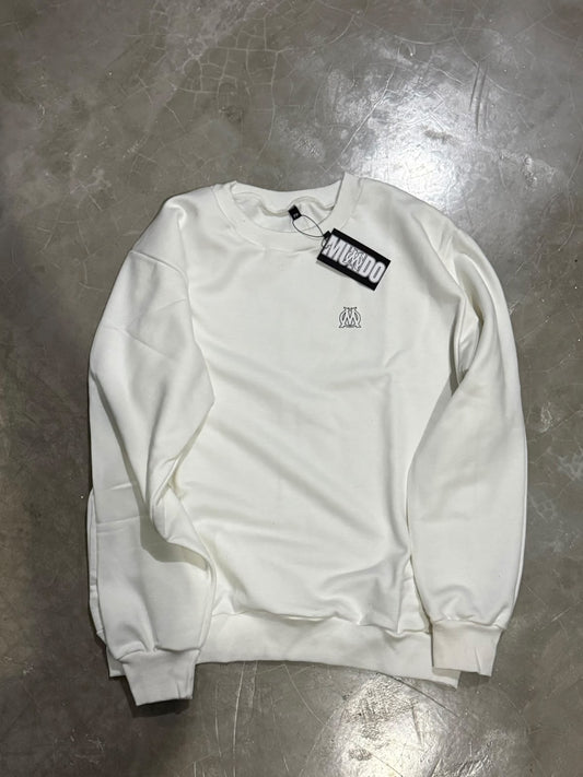 MOLETOM CARECA BASIC M BRANCO