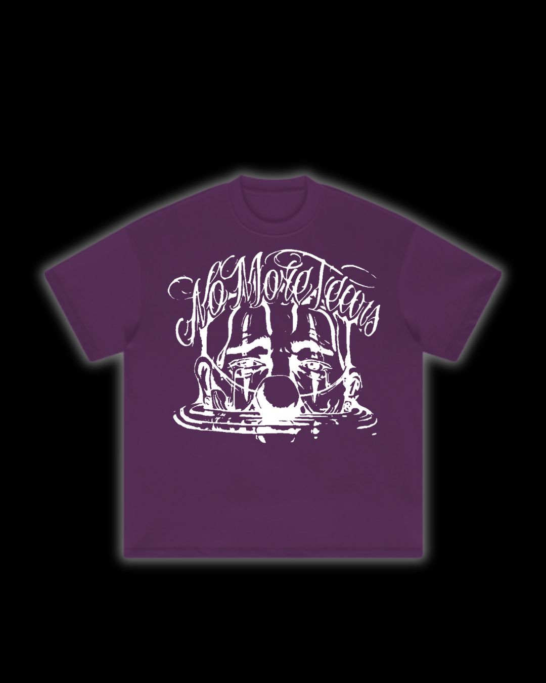 NO MORE TEARS ROXO COM BRANCO