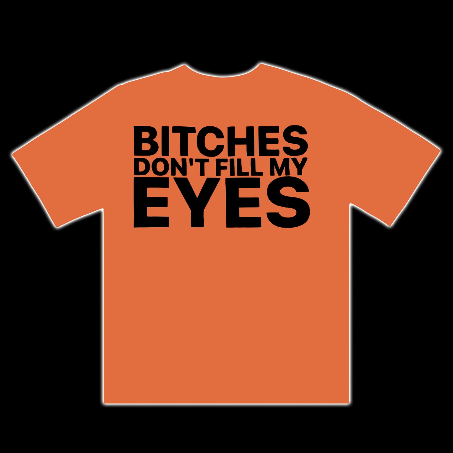NO MORE TEARS LARANJA COM PRETO