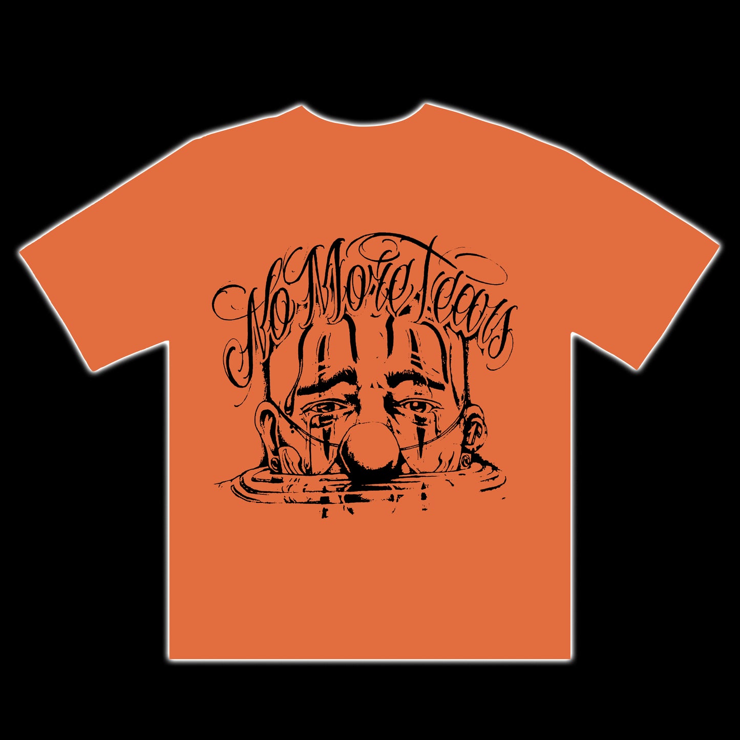 NO MORE TEARS LARANJA COM PRETO