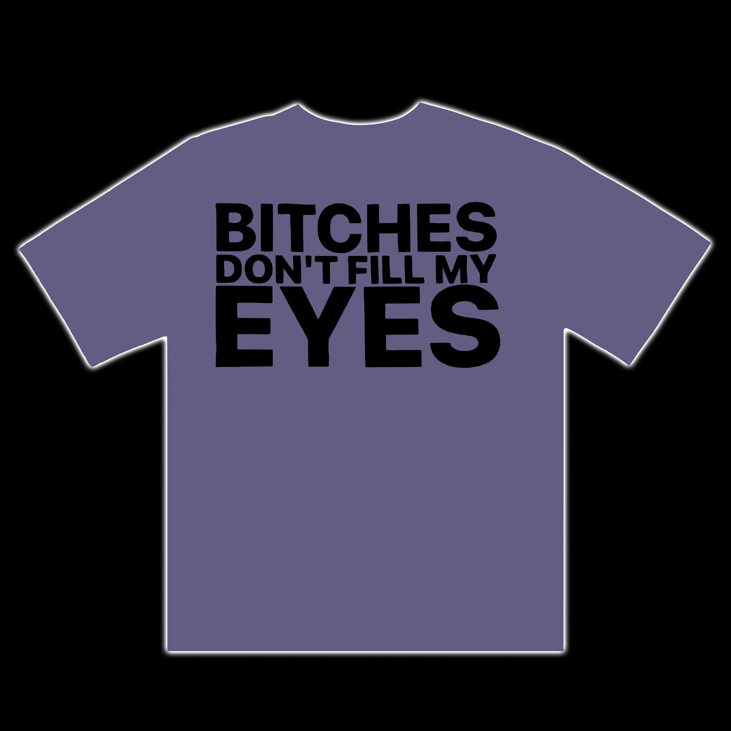 NO MORE TEARS ROXO CLARO COM PRETO