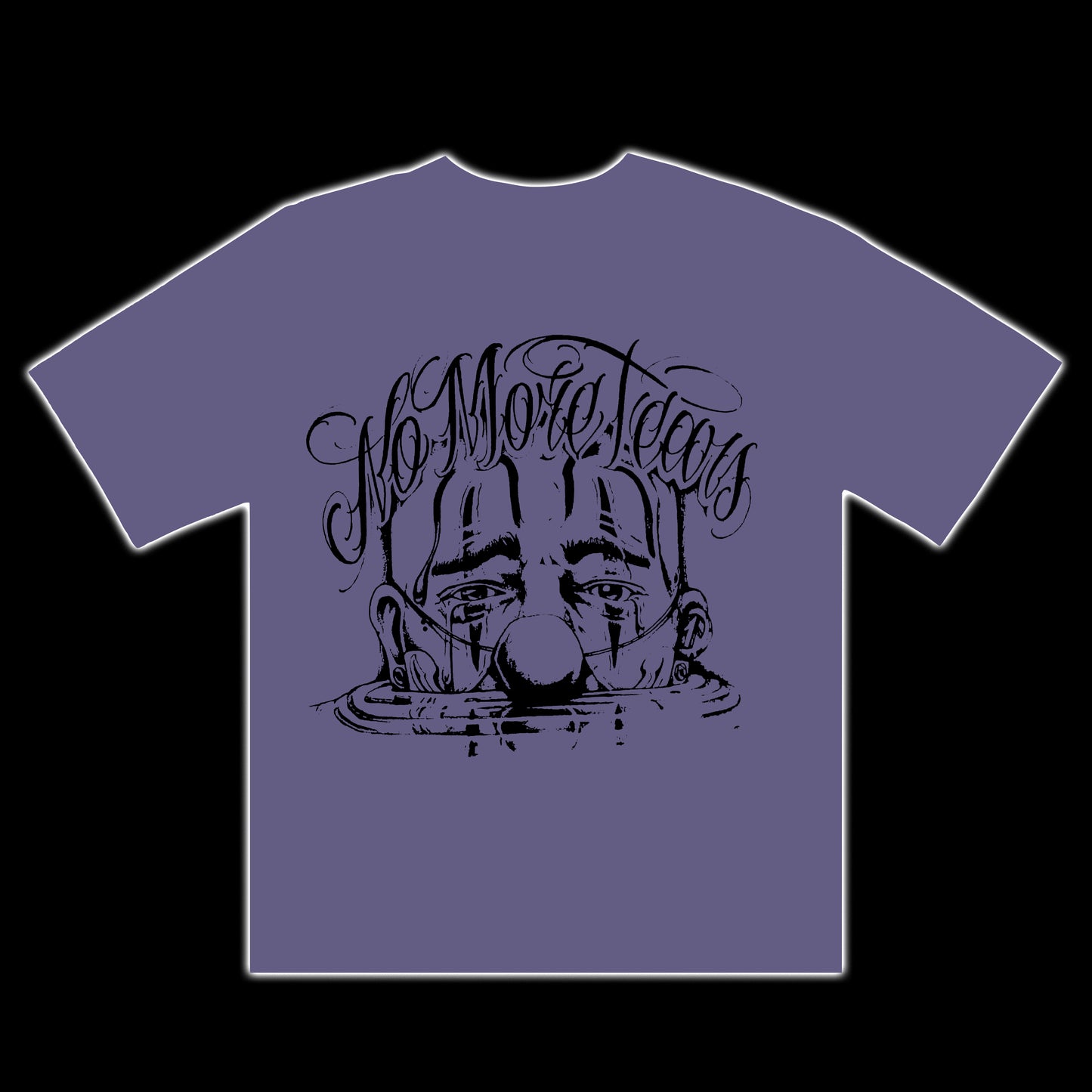 NO MORE TEARS ROXO CLARO COM PRETO